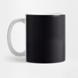 Onyx Black Plain Solid Color Mug